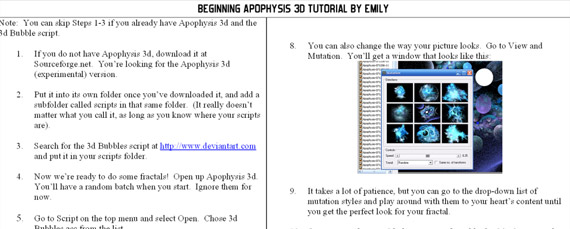 beginning apophysis tutorial  Exceptional Apophysis Tutorials