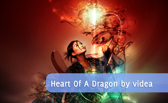 heart dragon amazing photo manipulation people photoshop 101 Photo Manipulation Works You Will Really love it