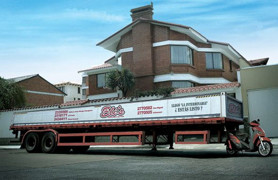 Pizza Express Boxes. Eli's Pizza Express: Biketruck