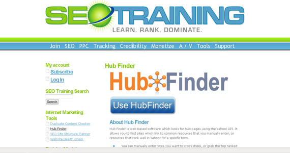 hubfinder link targets anyone