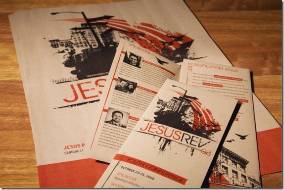 JesusRevolution Conference Brochure