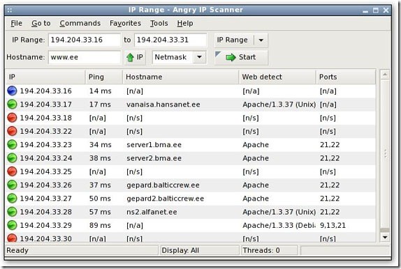 DOWNLOAD IP RANGE ANGRY IP SCANNER