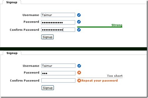 jQuery plugin- Password Validation