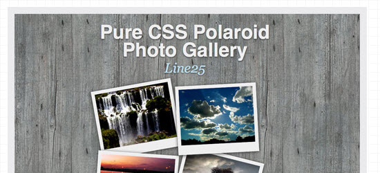 How To Create a Pure CSS Polaroid Photo Gallery