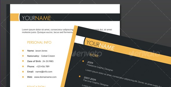 Color Resume Templates