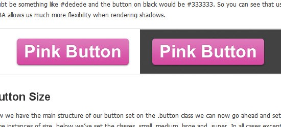 Pretty CSS3 buttons