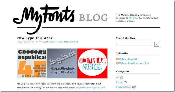 myfonts blog-Typography-Font-Related-Blogs