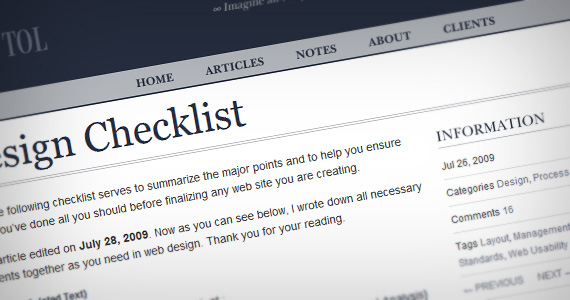 Ultimate-web-design-checklists