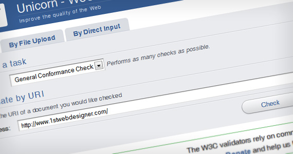 Unicorn-validator-w3c-useful-web-design-checklists