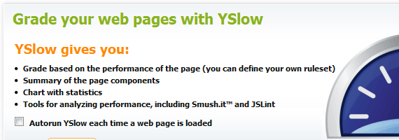 Use Free ySlow Tool