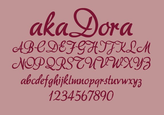 akaDora-new-fresh-fonts