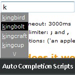 20+ Auto Completion Scripts