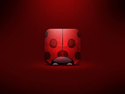 Ladybug-iphone-iconl-incredible-artworks-dribbble-make-wow