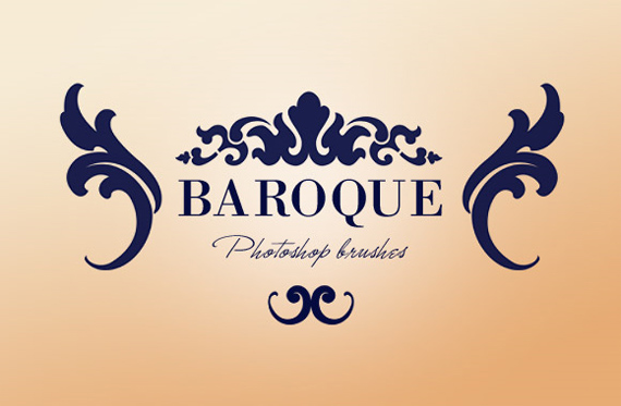 Baroque-ornaments-modern-design-trends-free-brushes