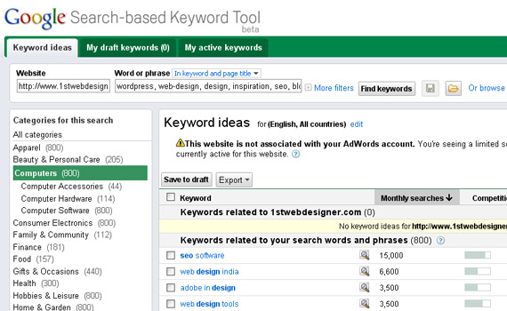 free keyword search