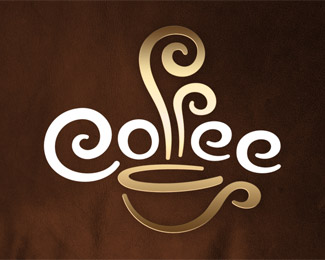 coffee typographic logo inspiration