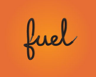 fuel-fitness typographic logo inspiration