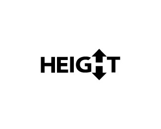 height typographic logo inspiration