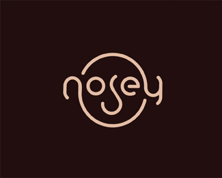 nosey typographic logo inspiration