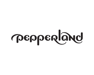 pepperland typographic logo inspiration