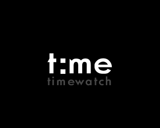 time-watch typographic logo inspiration