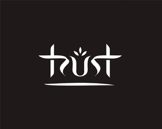 trust typographic logo inspiration