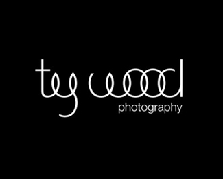 ty-wood typographic logo inspiration