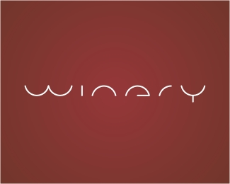 winery typographic logo inspiration