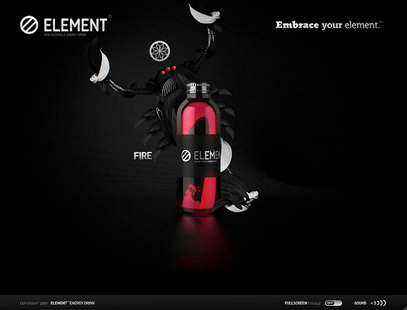 embraceyourelement-day-3d-flash-inspiration-webdesign