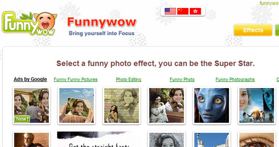 Funnywow-fun-online-photo-editing-websites