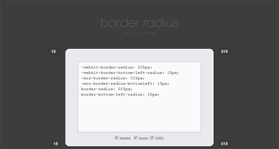 Border-radius-css3-tools-generators