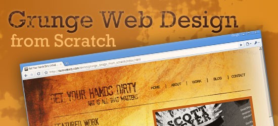 How to Code a Grunge Web Design from Scratch