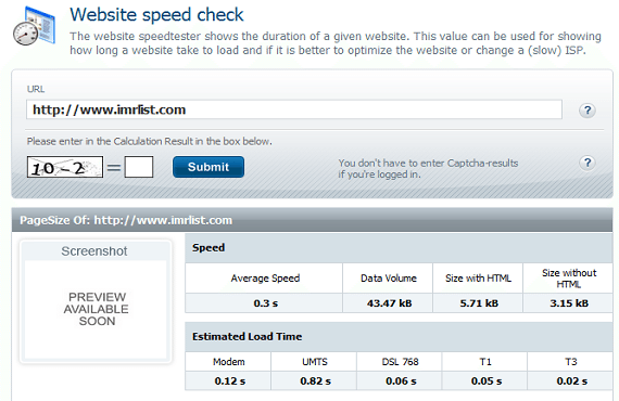 Rapid Search Metrics