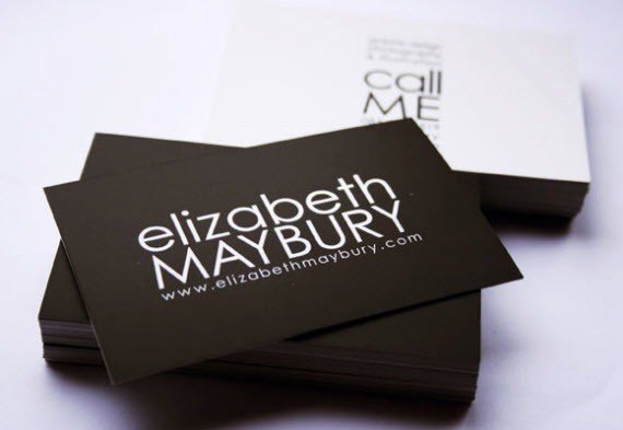 creative minimal business card design inspiration elizabeth-minimal-business-cards