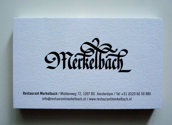 creative minimal business card design inspiration merkel-minimal-business-cards