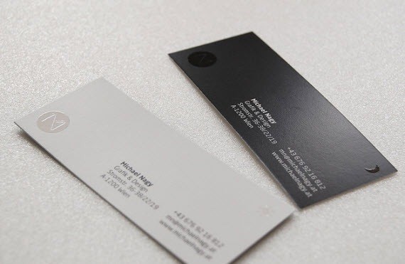 creative minimal business card design inspiration michealanglay-minimal-business-cards