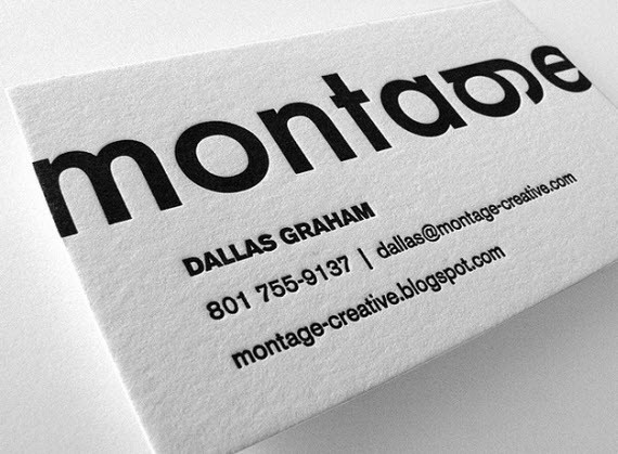 creative minimal business card design inspiration montage-minimal-business-cards