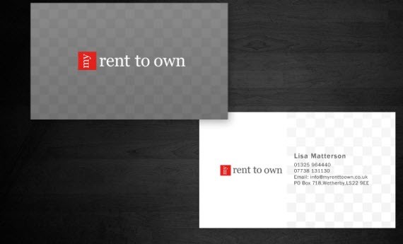 creative minimal business card design inspiration rent-minimal-business-cards