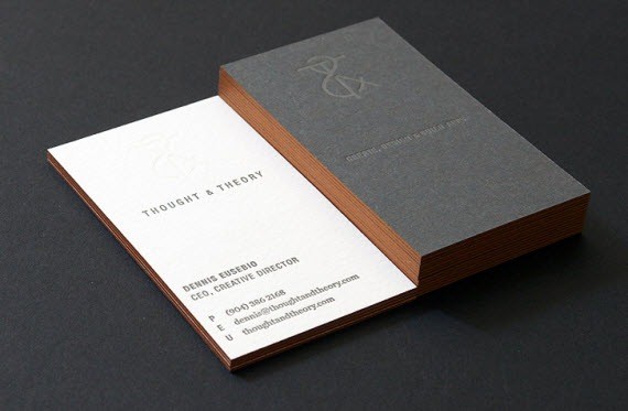 creative minimal business card design inspiration thought-minimal-business-cards