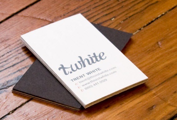 creative minimal business card design inspiration t-white-minimal-business-cards