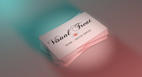 creative minimal business card design inspiration visual-treat-minimal-business-cards