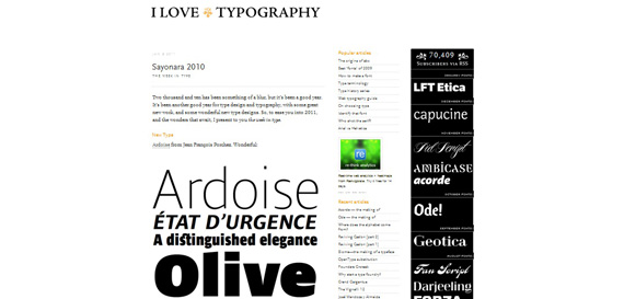 Ilovetypography