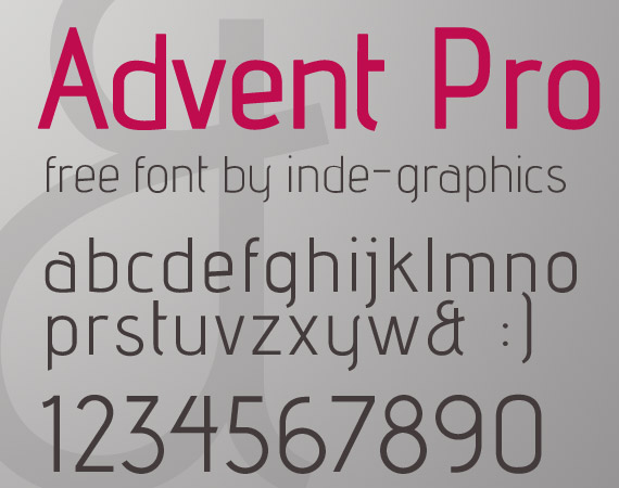 advent-pro-free-high-quality-font-web-design