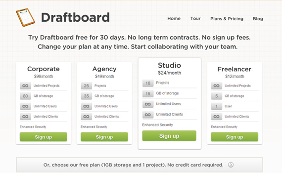 Draftboard-pricing-charts-best-examples-tips-inspiration