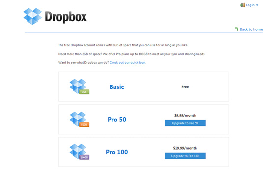 Dropbox-pricing-charts-best-examples-tips-inspiration
