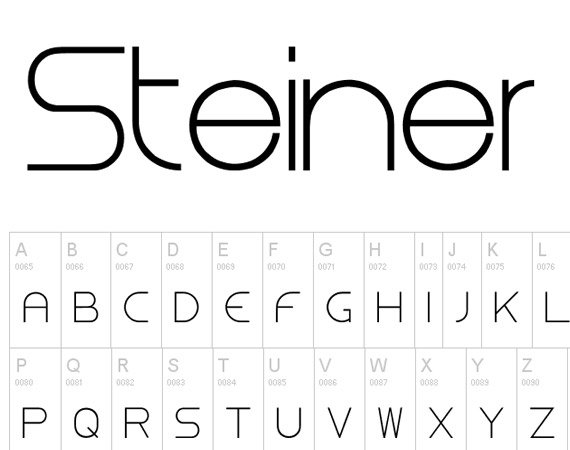 modern style fonts