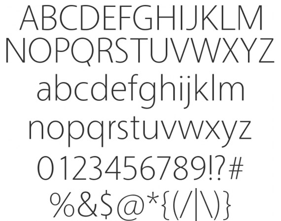 modern font names