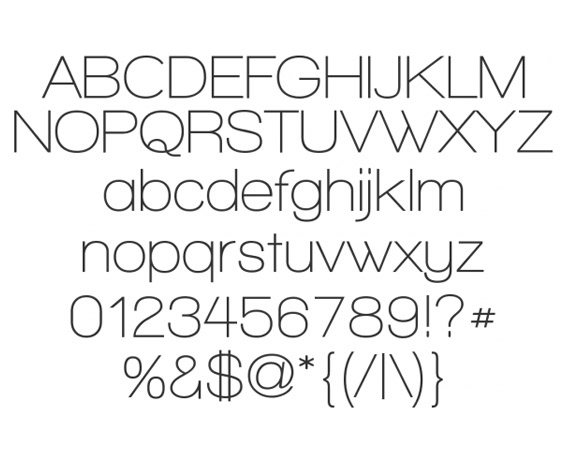 modern style fonts