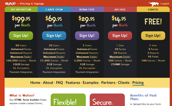 Wufoo-pricing-charts-best-examples-tips-inspiration
