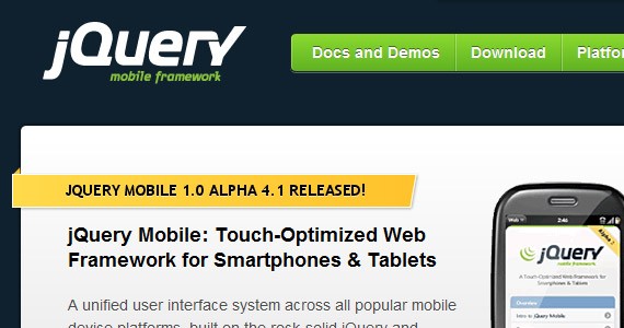 jQuery Mobile